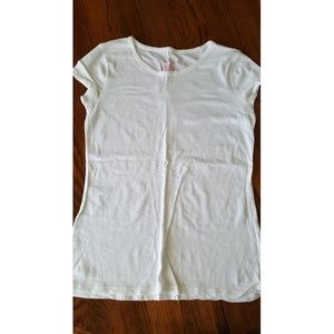 Plain white tee